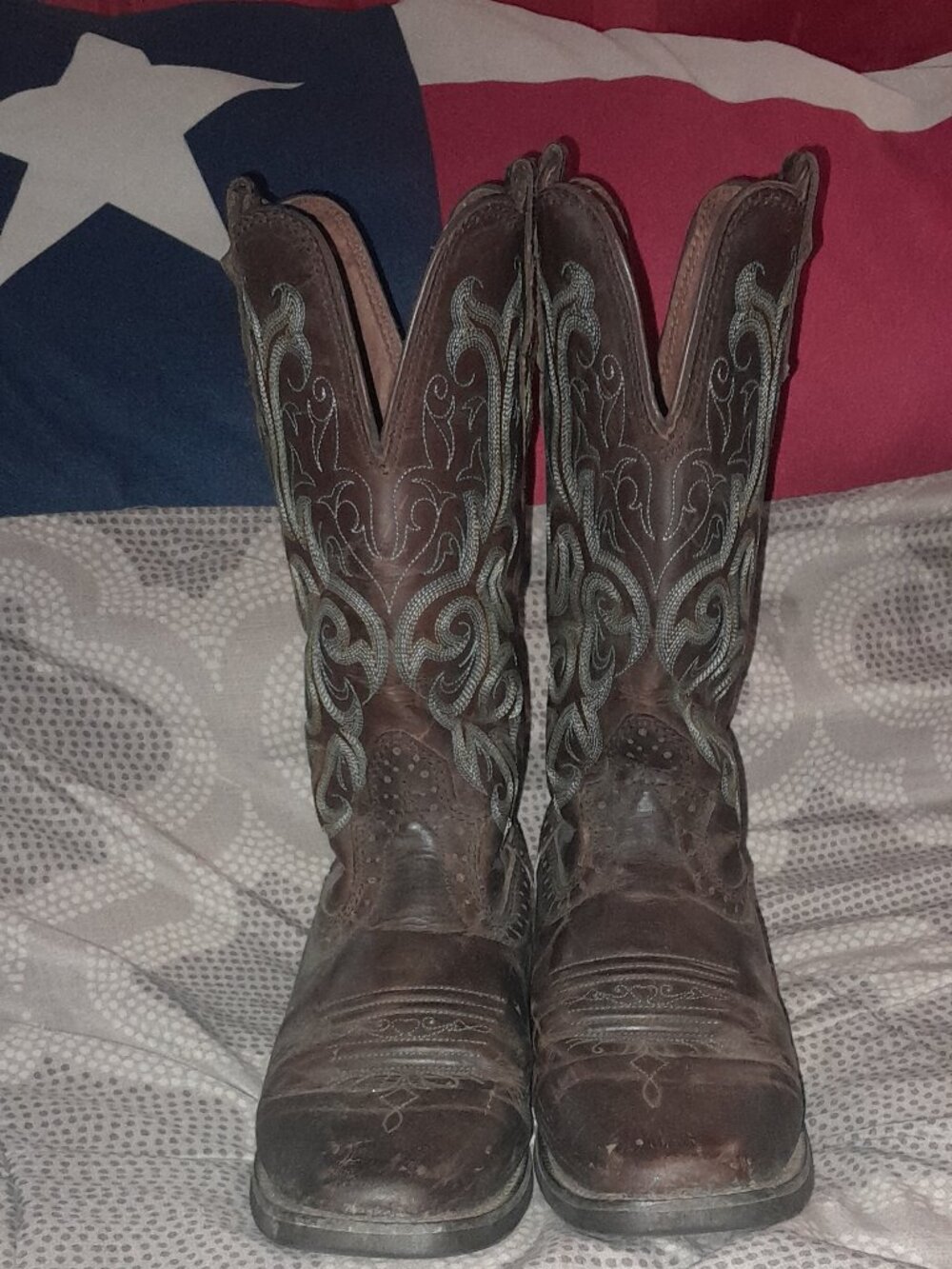 Justin Square Toe Boots 6.5B